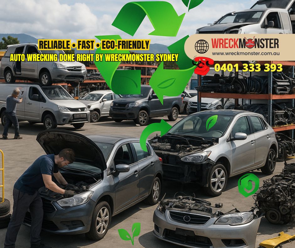 Reliable • Fast • Eco-Friendly – Auto Wrecking Done Right by Wreckmonster Sydney