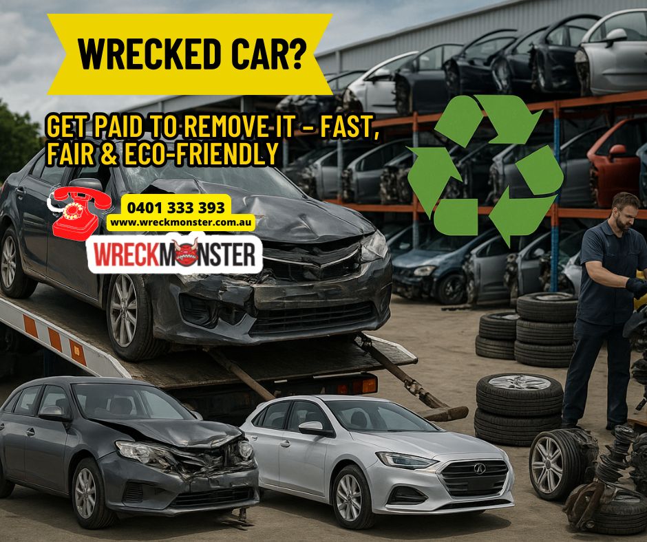 Where Do Wrecked Cars Go? WreckMonster Sydney Recycles Them Responsibly & Pays You Top Dollar