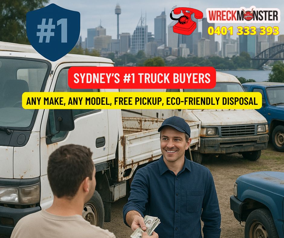 Sell Your Old Truck in Sydney – WreckMonster Offers Maximum Cash & Free Removal